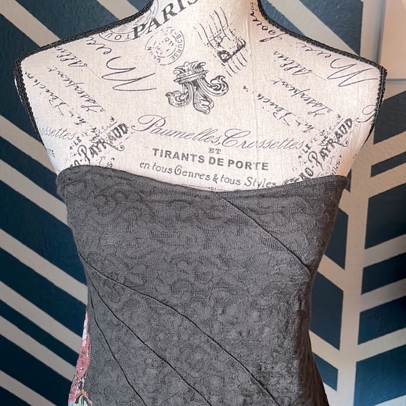 Free People Strapless Peplum Top - Picture 4 of 16